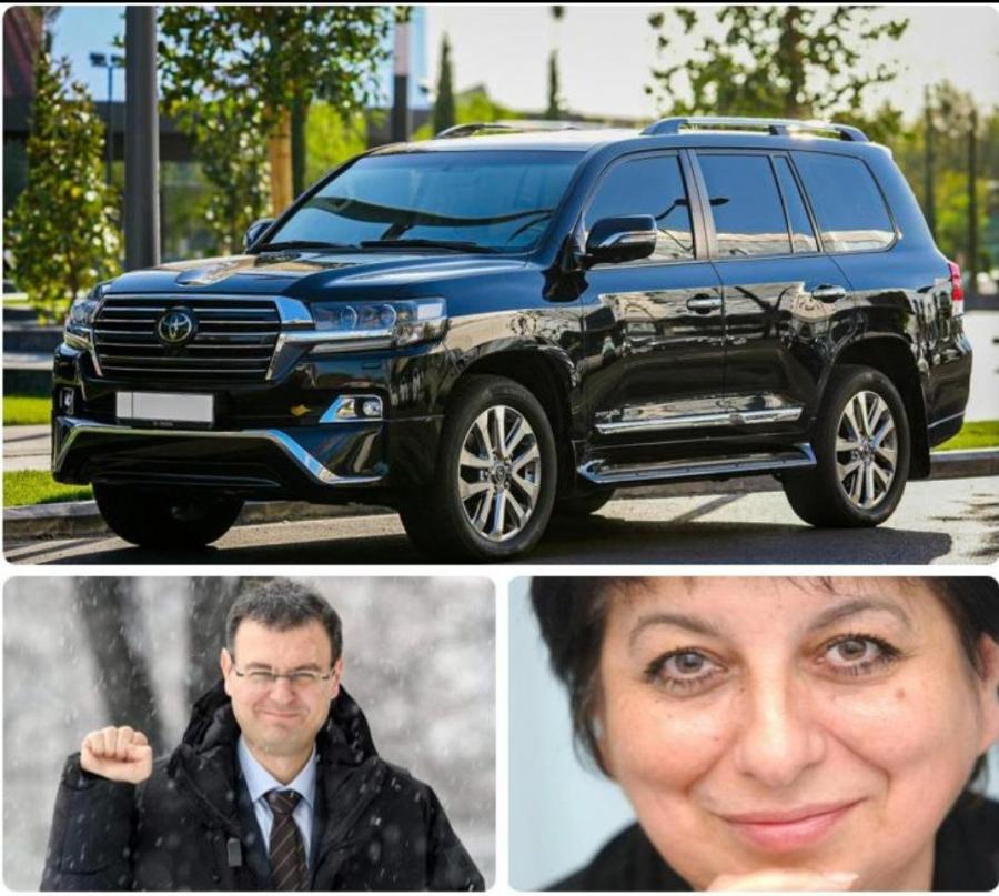 Гетманцев ездит на люксовом внедорожнике матери