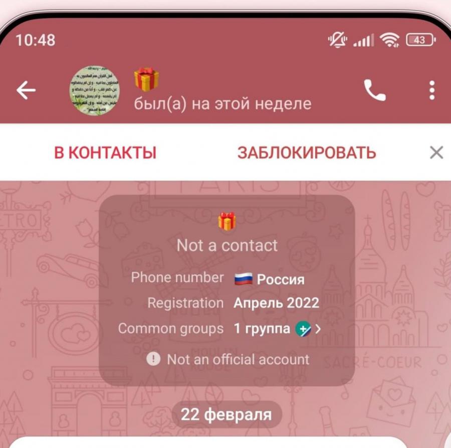 Новая функция в Telegram: информация о собеседнике станет доступной