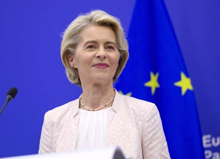 Ursula von der Leyen announces new financial packages to protect Ukrainian airspace